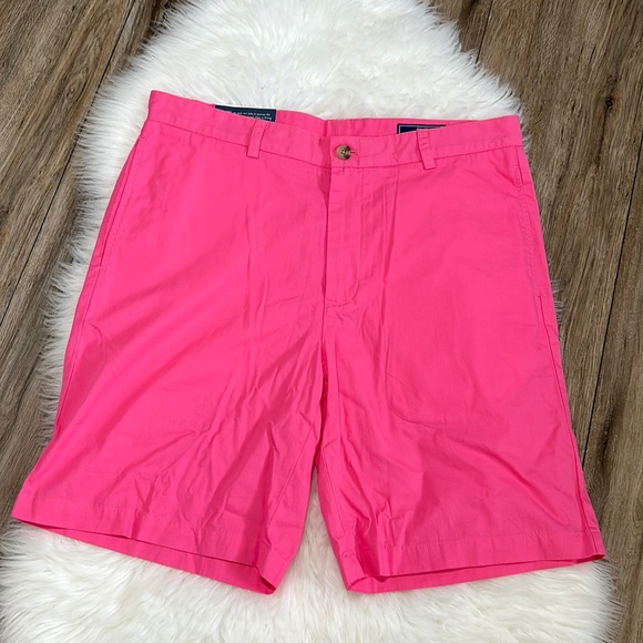 NEW Vineyard Vines Mens Classic Fit 9 Inch Club Shorts Pink Size 35 - Picture 1 of 6